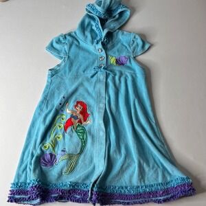 Disney Little Mermaid Swim Coverup Girls Size 7/8
